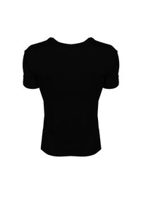 Emporio Armani T-shirt C-neck | 1110353-F523 | Mężczyzna | Czarny. Okazja: na co dzień. Kolor: czarny. Materiał: elastan, bawełna. Wzór: napisy. Styl: casual, klasyczny #5