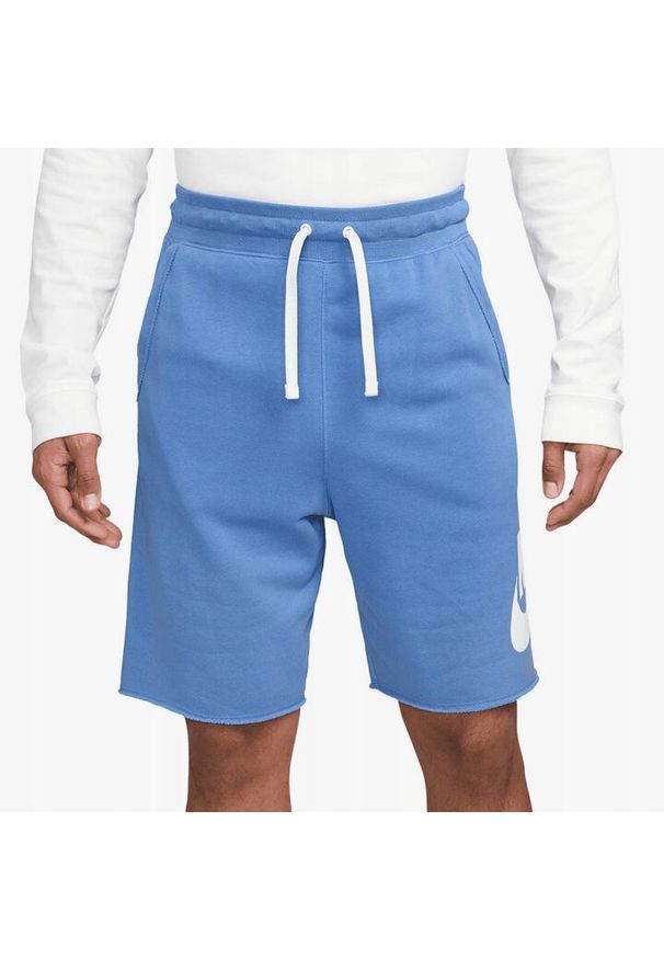 Spodenki Męskie Nike M Nk Club Alumni Hbr Ft Short. Kolor: niebieski