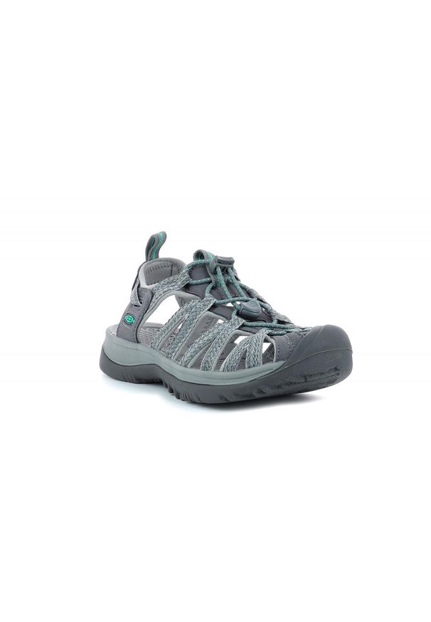 keen - Buty do chodzenia damskie Keen Whisper. Kolor: szary. Materiał: materiał, syntetyk. Sport: turystyka piesza