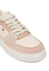 TOMMY HILFIGER - Tommy Hilfiger Sneakersy Court FW0FW09177 Écru. Materiał: skóra #2