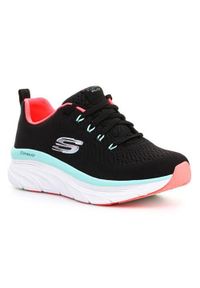 skechers - Buty do chodzenia damskie Skechers Dlux Walker. Zapięcie: sznurówki. Kolor: czarny. Materiał: syntetyk, tkanina, materiał. Szerokość cholewki: normalna. Sport: turystyka piesza
