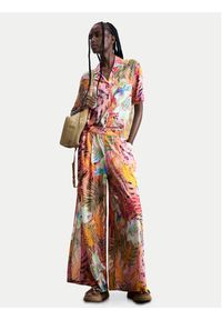 Desigual Spodnie materiałowe Swim Nasau 26SWPW56 Kolorowy Relaxed Fit. Materiał: wiskoza. Wzór: kolorowy #5