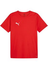 Puma - Męska Koszulka Meczowa TeamRise. Kolor: czerwony. Sport: turystyka piesza