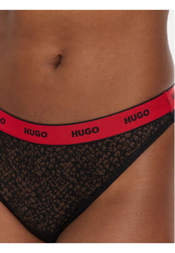 Hugo - HUGO Stringi 50535274 Czarny. Kolor: czarny. Materiał: syntetyk