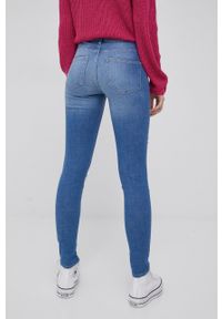 only - Only jeansy damskie medium waist. Kolor: niebieski #3