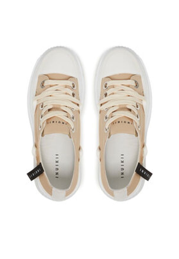 Inuikii Trampki Matilda Canvas Low 30102-025 Beżowy. Kolor: beżowy. Materiał: materiał