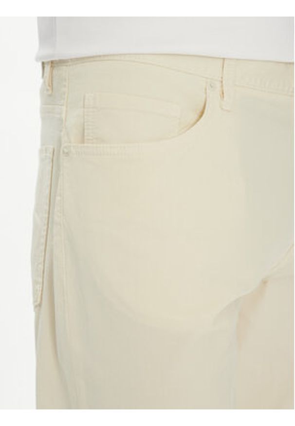 BOSS Spodnie materiałowe H-Re.Maine5 50538370 Écru Regular Fit. Materiał: bawełna