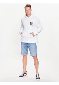 Michael Kors Bluza CS351G75MF Biały Regular Fit. Kolor: biały. Materiał: bawełna #2