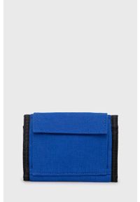 Superdry portfel męski. Kolor: niebieski. Materiał: materiał. Wzór: gładki