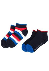 TOMMY HILFIGER - Tommy Hilfiger Skarpety długie 354010001 Granatowy. Kolor: niebieski. Materiał: materiał