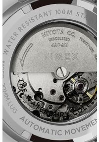 Timex zegarek TW2V24800 Waterbury Dive męski kolor brązowy. Kolor: brązowy. Materiał: skóra, materiał #6