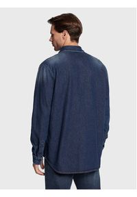 LTB Koszula jeansowa Steven 61020 15358 Niebieski Oversize. Kolor: niebieski. Materiał: jeans, bawełna
