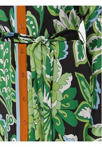 LOLA CASADEMUNT Sukienka koszulowa MS2516019 Zielony Regular Fit. Kolor: zielony. Materiał: syntetyk. Typ sukienki: koszulowe #2