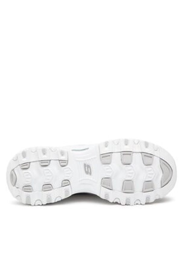 skechers - Skechers Sneakersy Play On 11949/WSL Biały. Kolor: biały. Materiał: syntetyk, skóra