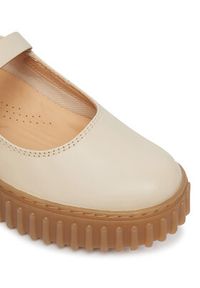Clarks Półbuty Torhill Jane 26186305 Écru. Kolor: kremowy. Materiał: skóra #3