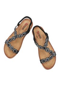 Czarne Sandały Artiker Modne Obuwie Damskie. Okazja: na co dzień. Kolor: czarny. Sezon: lato. Styl: casual, glamour #4