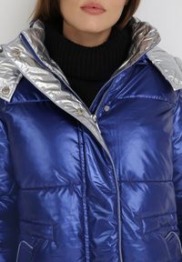 Born2be - Niebieska Kurtka Pronassa. Kolor: niebieski. Materiał: tkanina #5