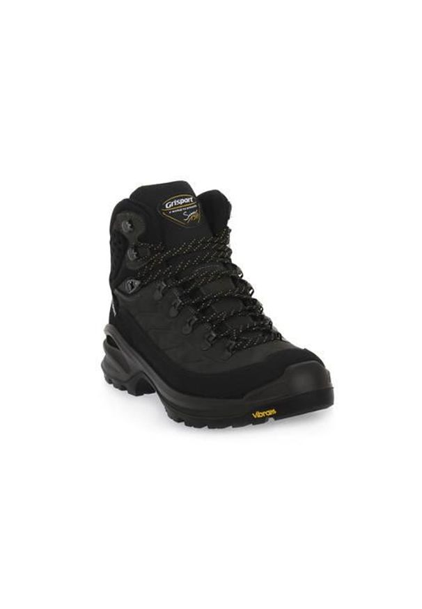 Buty trekkingowe męskie Grisport 15205N21G. Wysokość cholewki: za kostkę. Zapięcie: sznurówki. Kolor: czarny, szary, wielokolorowy. Materiał: materiał. Szerokość cholewki: normalna