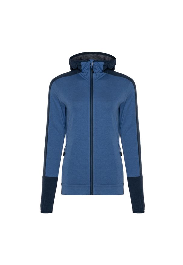 Bluza damska CMP Fix Hood. Kolor: niebieski