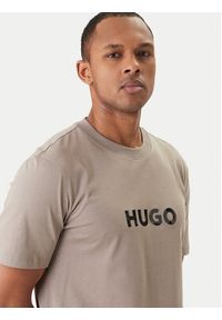 Hugo - HUGO T-Shirt Dumeo 50557437 Beżowy Regular Fit. Kolor: beżowy. Materiał: bawełna #3