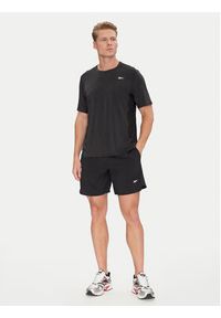 Reebok Szorty sportowe 112634 Czarny Regular Fit. Kolor: czarny. Materiał: syntetyk #9