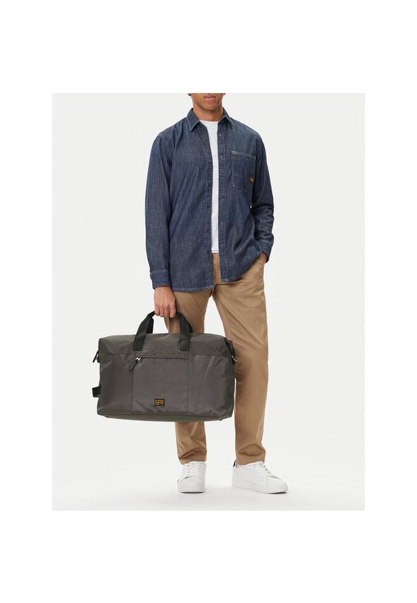 G-Star RAW - Torba weekendowa G-Star Raw. Kolor: szary
