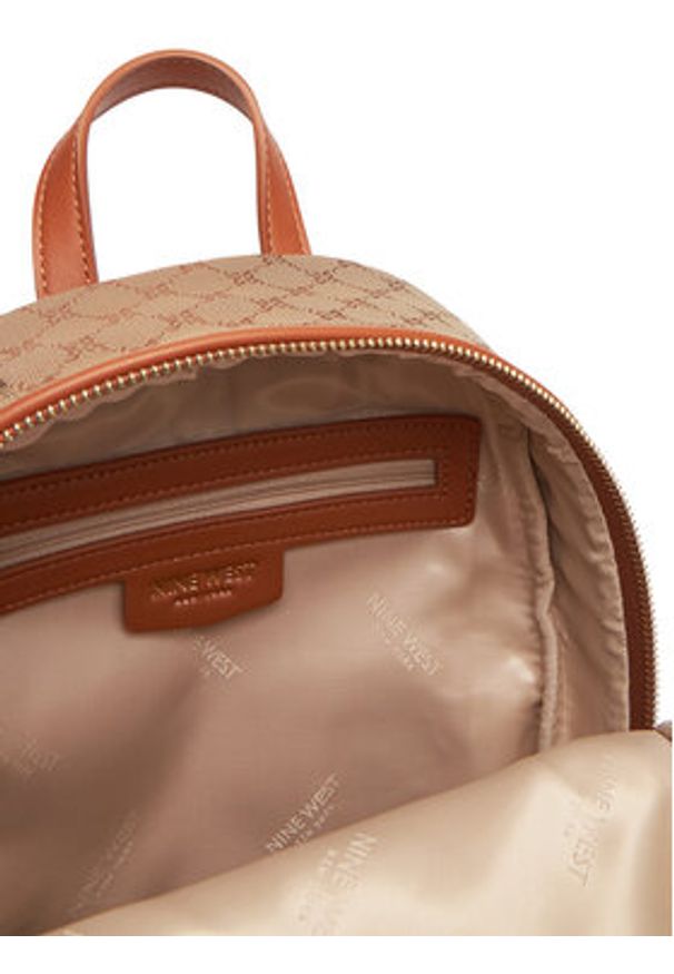 Nine West Plecak CEO-OLIVIA-I-B24334 Beżowy. Kolor: beżowy. Materiał: materiał, syntetyk