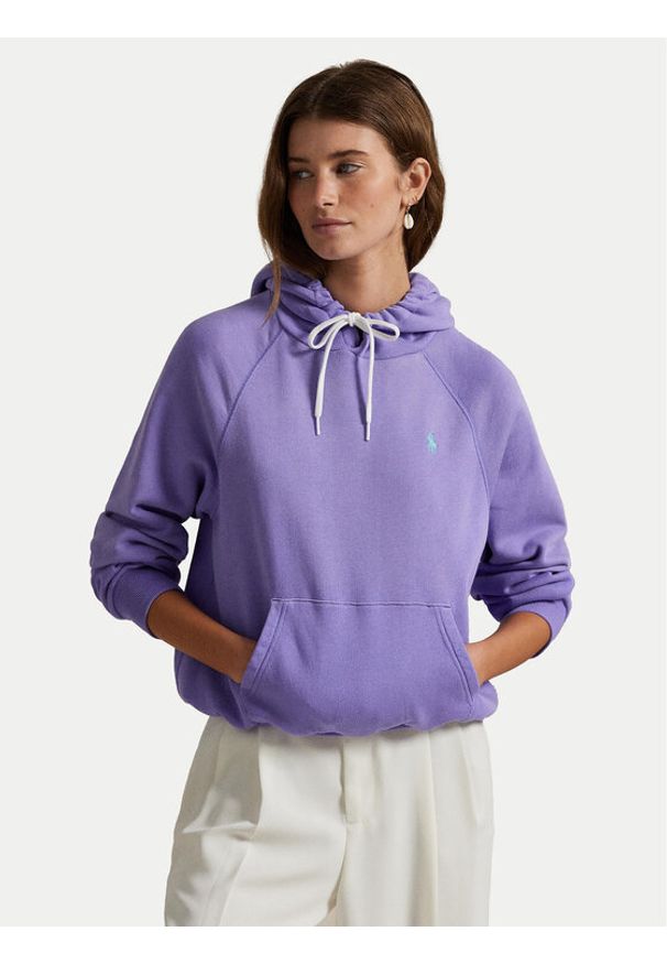 Polo Ralph Lauren Bluza 211971691005 Fioletowy Relaxed Fit. Typ kołnierza: polo. Kolor: fioletowy. Materiał: bawełna