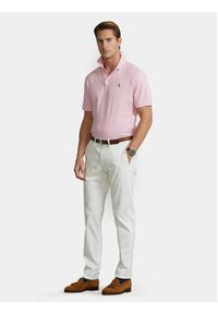 Polo Ralph Lauren Polo 710704319011 Różowy Custom Slim Fit. Typ kołnierza: polo. Kolor: różowy. Materiał: bawełna #3