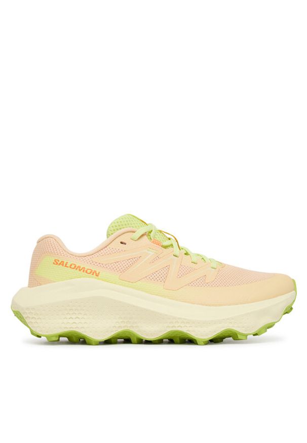 salomon - Salomon Buty do biegania Ultra Flow 2 L47997300 Beżowy. Kolor: beżowy. Materiał: materiał