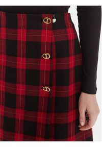 LOLA CASADEMUNT Spódnica mini LF2508003 Czerwony Regular Fit. Kolor: czerwony. Materiał: syntetyk #2