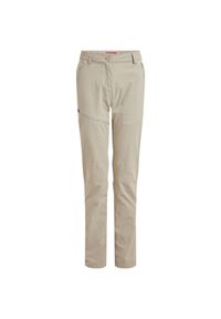 CRAGHOPPERS - Damskie Spodnie Turystyczne Pro III Nosilife. Kolor: brązowy. Sezon: lato. Sport: turystyka piesza #1
