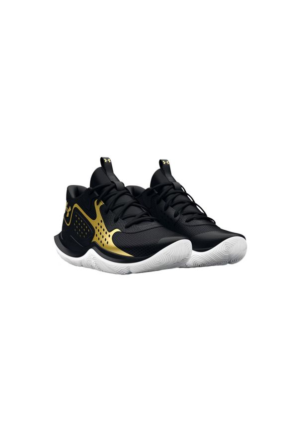 Buty do koszykówki Under Armour Jet '23. Kolor: czarny, wielokolorowy, żółty. Sport: koszykówka