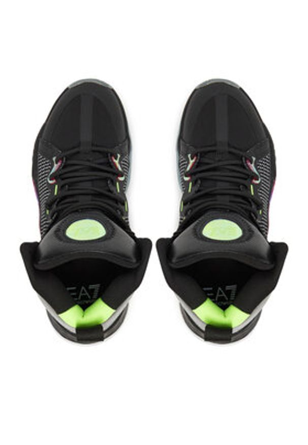 EA7 Emporio Armani Sneakersy X8Z060 XK447 D142 Czarny. Kolor: czarny. Materiał: materiał