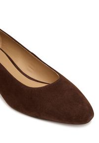 Lauren Ralph Lauren - LAUREN RALPH LAUREN Czółenka Weslee 802P15819007 Brązowy. Kolor: brązowy. Materiał: zamsz, skóra #3