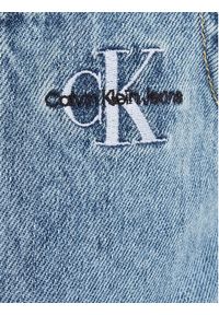 Calvin Klein Jeans Sukienka jeansowa IG0IG02397 D Niebieski Regular Fit. Kolor: niebieski. Materiał: bawełna