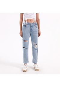 House - Jeansy boyfriend fit - Niebieski. Kolor: niebieski #1