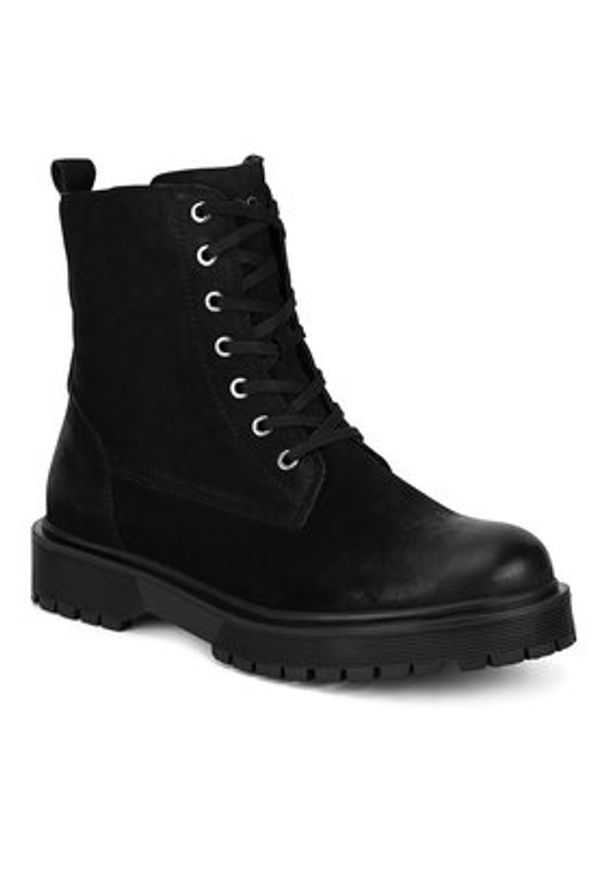 Lasocki Trzewiki WI23-STYX-10 Czarny. Kolor: czarny. Materiał: skóra, nubuk