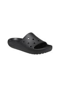 Sandały Crocs Classic Slide V2 czarne. Kolor: czarny. Materiał: syntetyk, materiał. Sezon: lato. Styl: sportowy #1