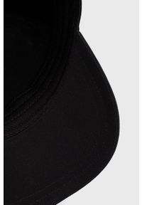 Armani Exchange czapka kolor czarny gładka. Kolor: czarny. Wzór: gładki #2