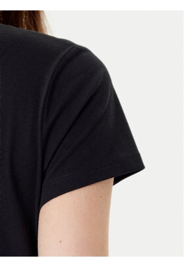 BOSS T-Shirt Endora 50545287 Czarny Regular Fit. Kolor: czarny. Materiał: bawełna