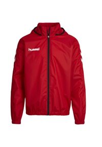 Kurtka ortalionowa sportowa dla dorosłych Hummel Core Spray Jacket. Kolor: czerwony