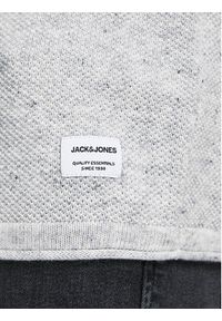 Jack & Jones Sweter Hill 12157321 Szary Regular Fit. Kolor: szary. Materiał: bawełna #7