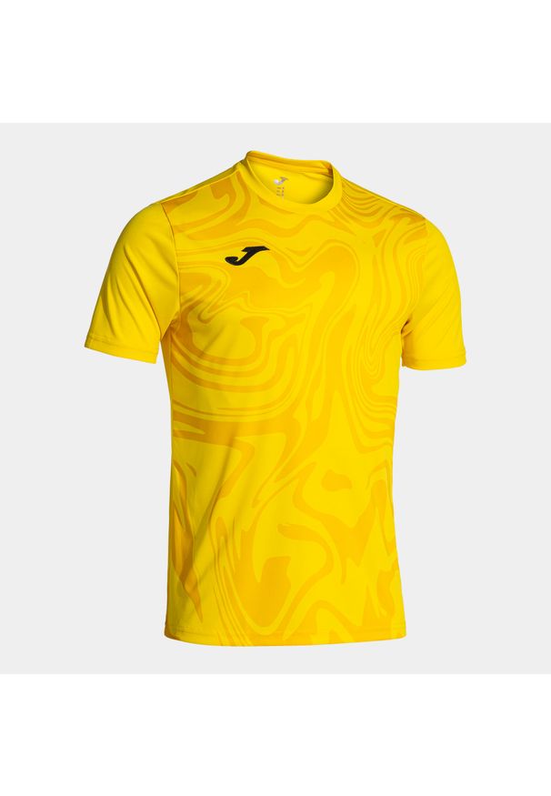 Koszulka Joma Lion II męska żółta 2XL. Kolor: żółty. Sport: piłka nożna, fitness