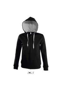 SOL'S - Bluza damska z kapturem Sol's Soul. Typ kołnierza: kaptur. Kolor: czarny #1