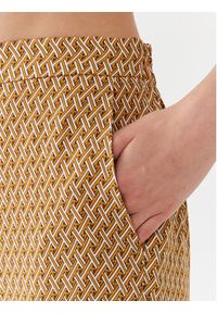 MICHAEL Michael Kors Spodnie materiałowe MF330K0AR4 Żółty Relaxed Fit. Kolor: żółty. Materiał: jedwab, wiskoza