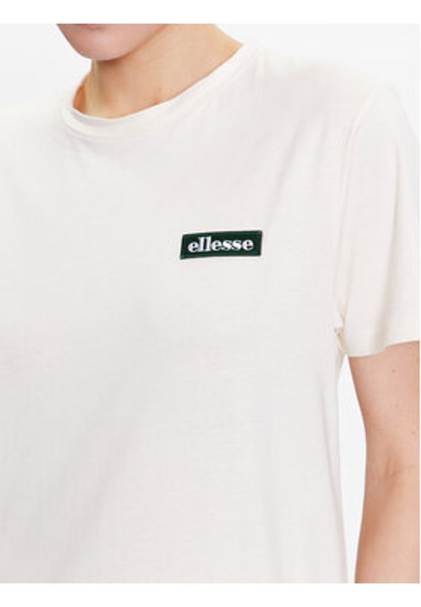 Ellesse T-Shirt Tolin SGR17945 Écru Regular Fit. Materiał: bawełna