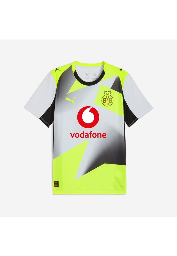 Oficjalna koszulka piłkarska Puma Borussia Dortmund 25/26 wyjazdowa. Materiał: materiał. Sport: piłka nożna