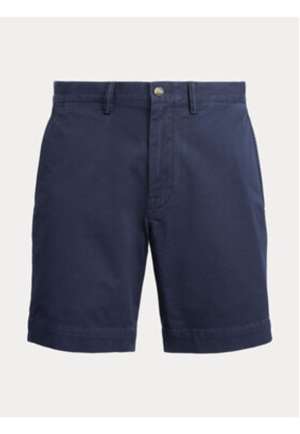 Polo Ralph Lauren Szorty materiałowe 710799213005 Granatowy Slim Fit. Kolor: niebieski. Materiał: bawełna