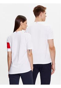 Le Coq Sportif T-Shirt Unisex 2310012 Biały Regular Fit. Kolor: biały. Materiał: bawełna
